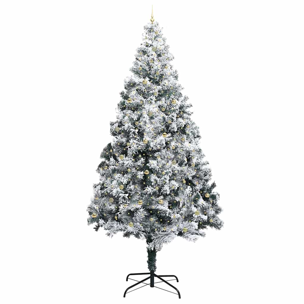 Artificial Pre-lit Christmas Tree with Ball Set Green 400 cm